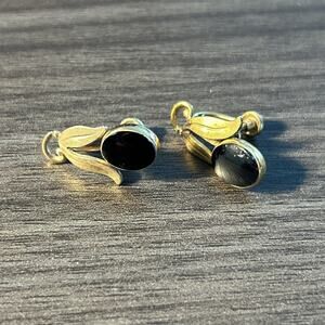 Van Dell 12 kt Gold Filled screw back vintage earrings